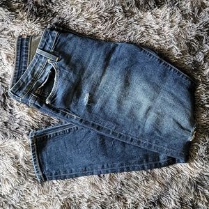 Joe's Jeans Distressed Skinny Ankle Jeans